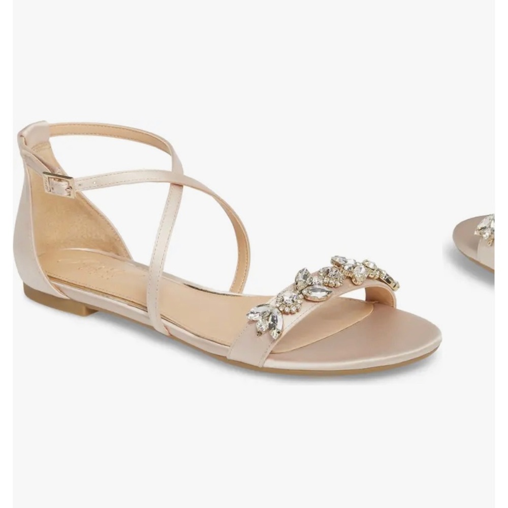 Badgley Mischka Tessy Embellished Sandal